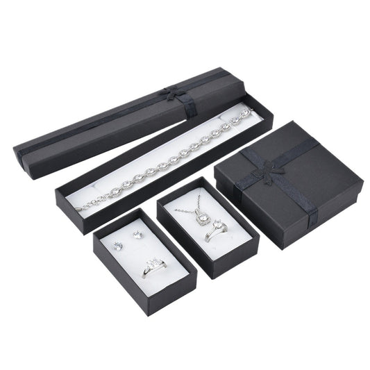 24Pcs Black Fashion Ring Boxes