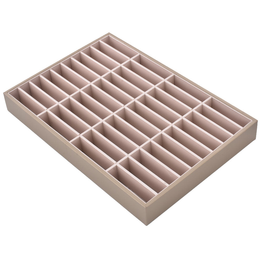 Bandeja de exhibición de reloj de pulsera gris