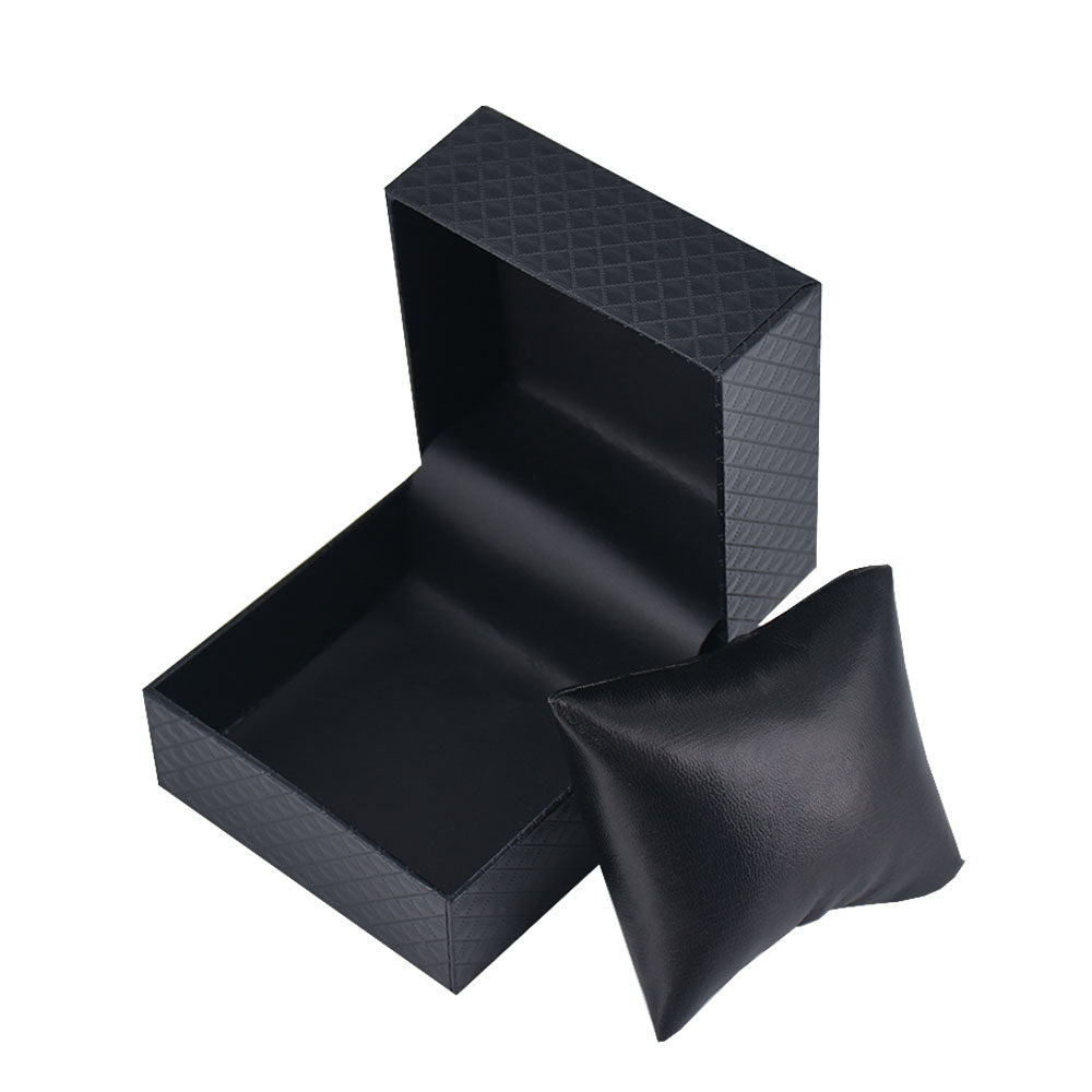 오렌지 PU 싱글 시계 상자