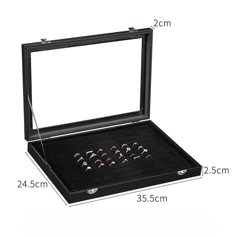 Black Jewelry Display Boxes with Window