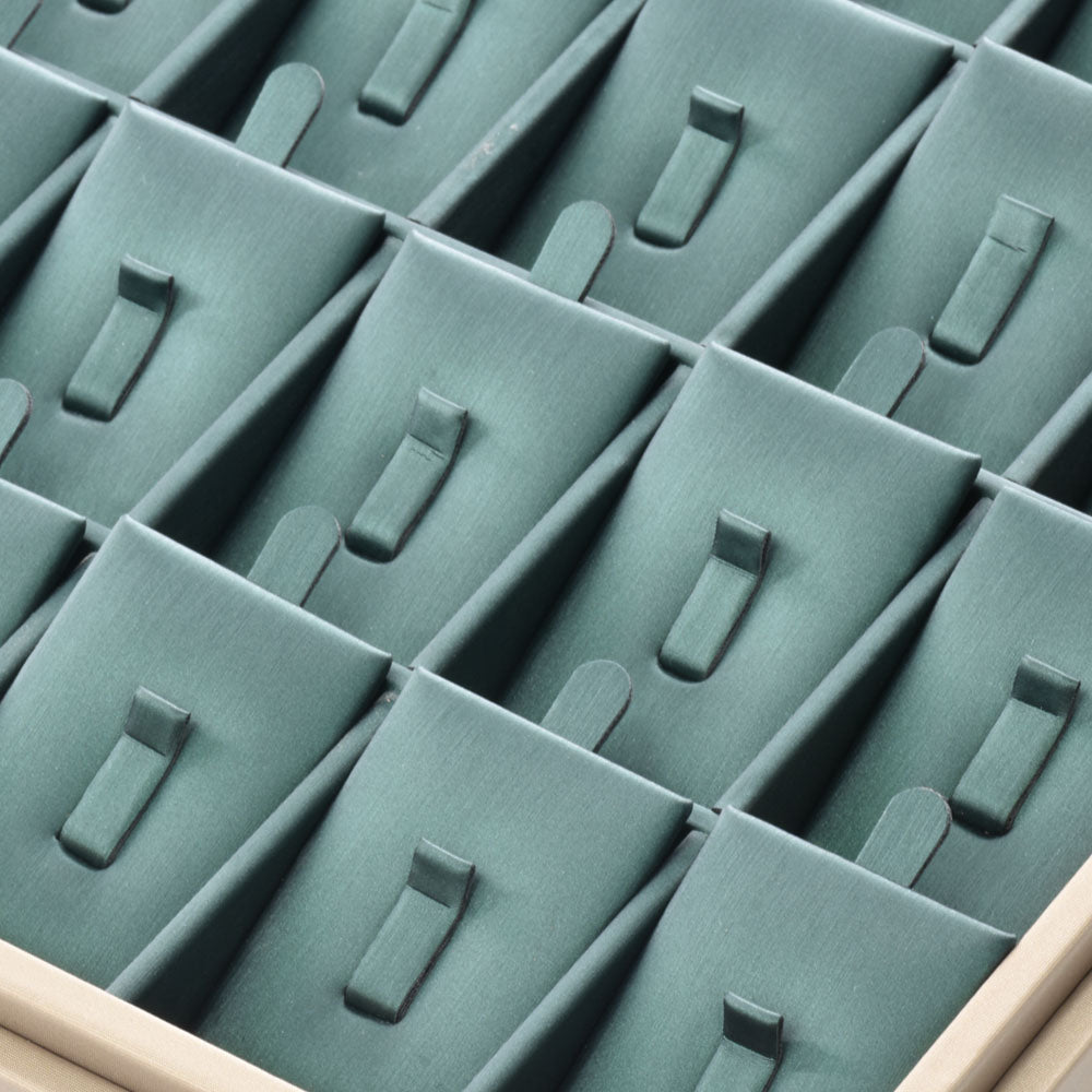 Bandeja de exhibición de reloj de pulsera gris