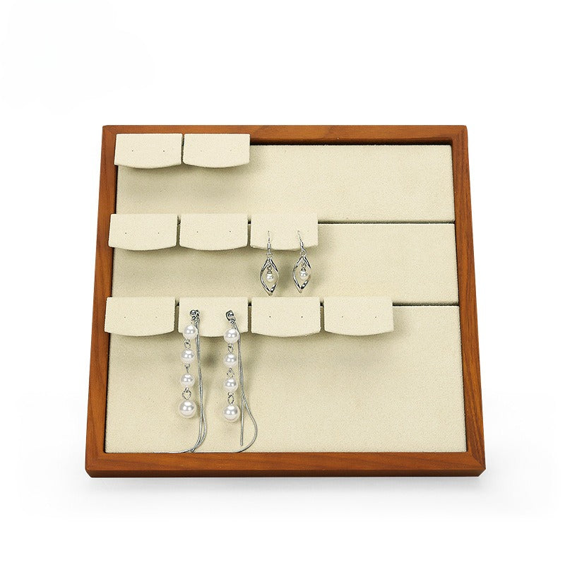 Solid Wood Vertical Earring Display Stand