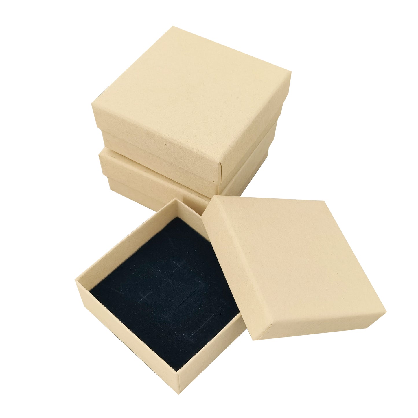 50Pcs Brown Craft Fashion Jewelry Boxes(All in 1)