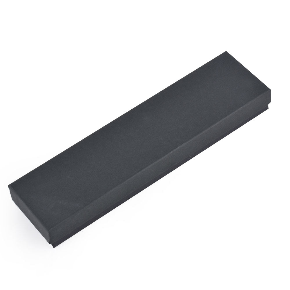 100PCS BX2782BK Black Cotton Filled Boxes, Size:8*2*1 inch