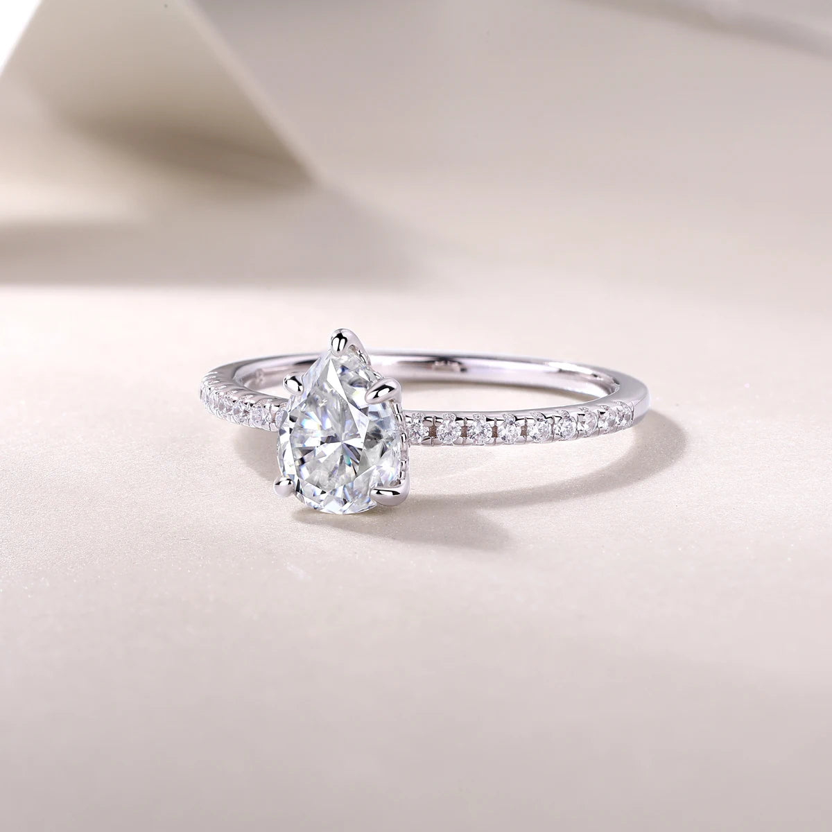 Best Selling Classics Design Moissanite Ring Silver Jewelry Women Gift Party Sterling Stone Wedding Technology party