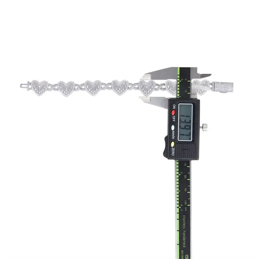 S925 Silver Cuban Bracelet with Moissanite Elegant & Stylish, Perfect for Birthdays, Anniversaries, and Holiday Gifts