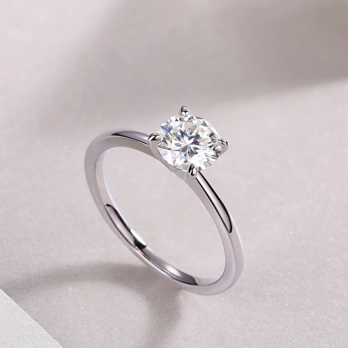 Best Selling Classics Design Moissanite Ring Silver Jewelry Women Gift Party Sterling Stone Wedding Technology party