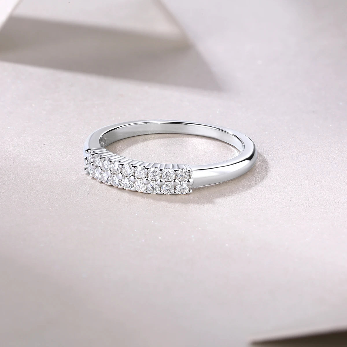 Best Selling Classics Design Moissanite Ring Silver Jewelry Women Gift Party Sterling Stone Wedding Technology party