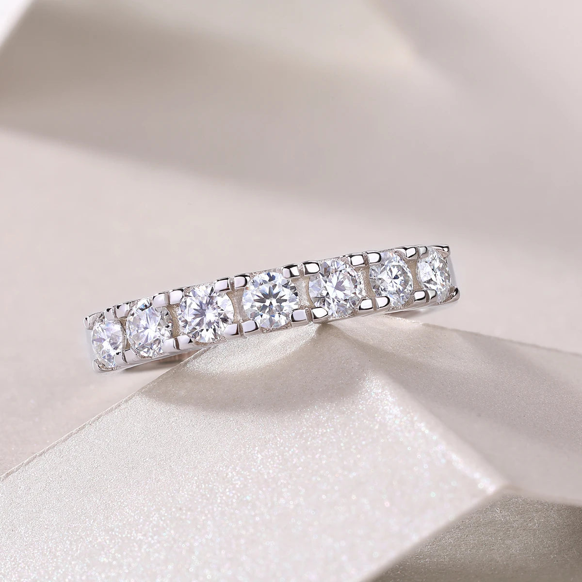 Best Selling Classics Design Moissanite Ring Silver Jewelry Women Gift Party Sterling Stone Wedding Technology party
