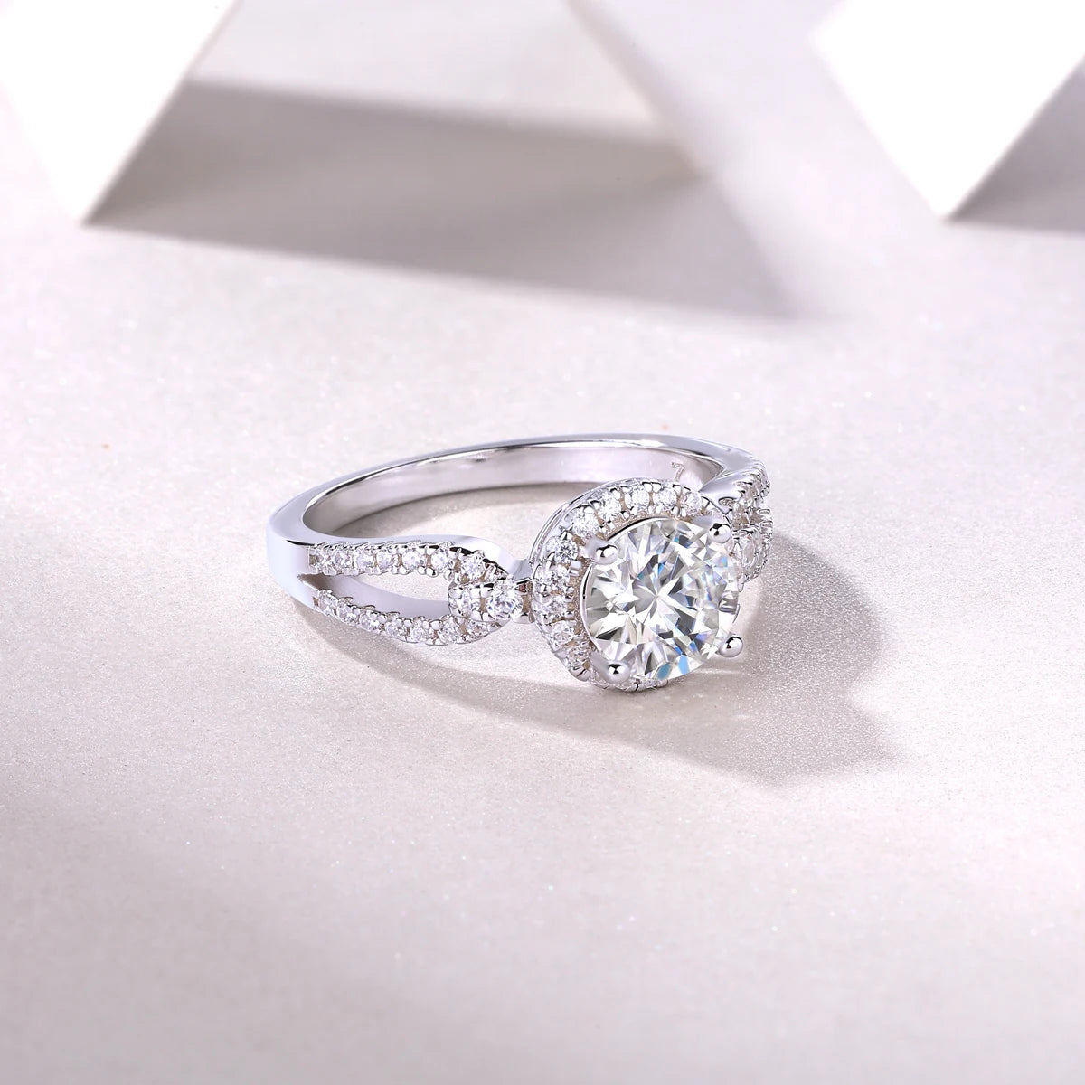 Best Selling Classics Design Moissanite Ring Silver Jewelry Women Gift Party Sterling Stone Wedding Technology party