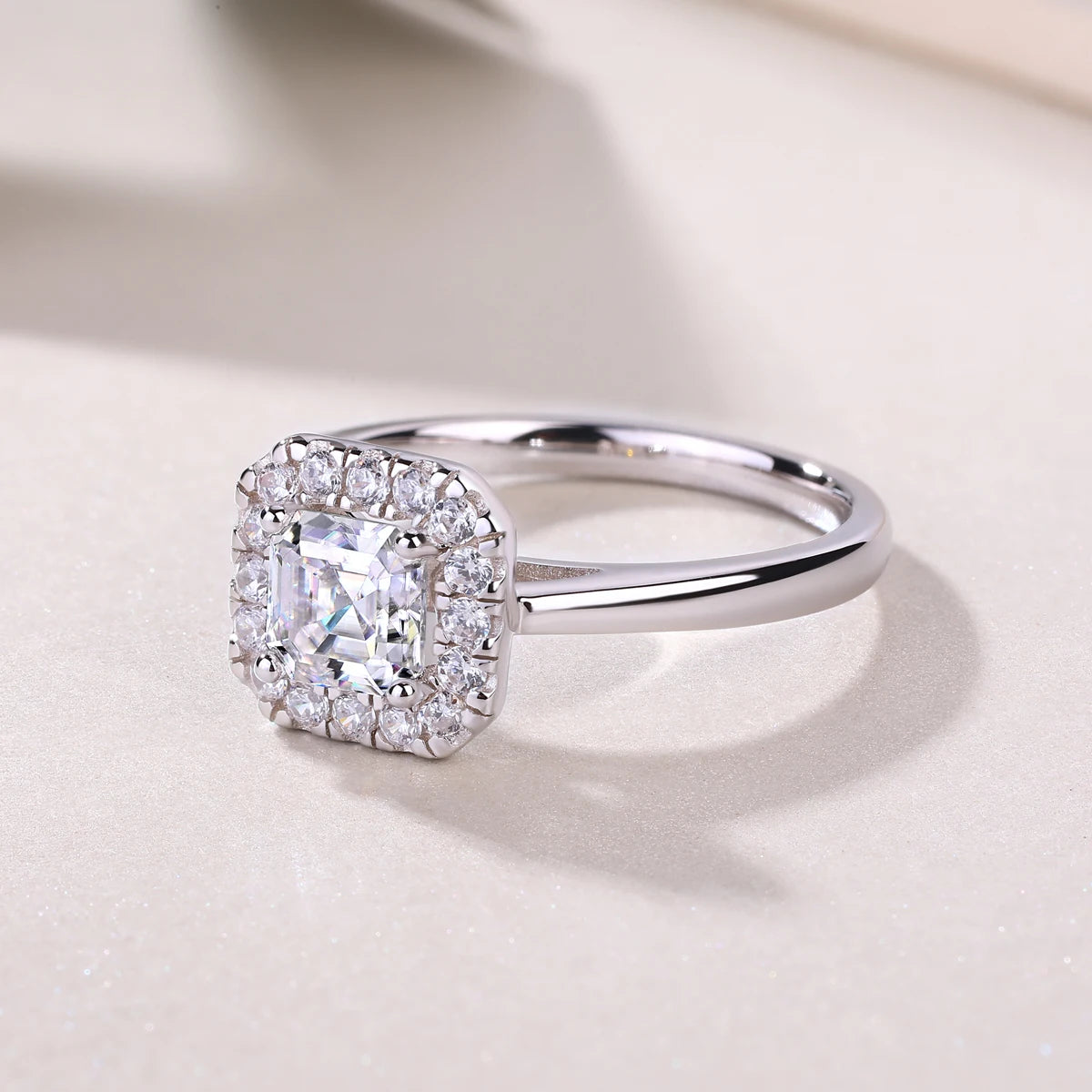 Best Selling Classics Design Moissanite Ring Silver Jewelry Women Gift Party Sterling Stone Wedding Technology party