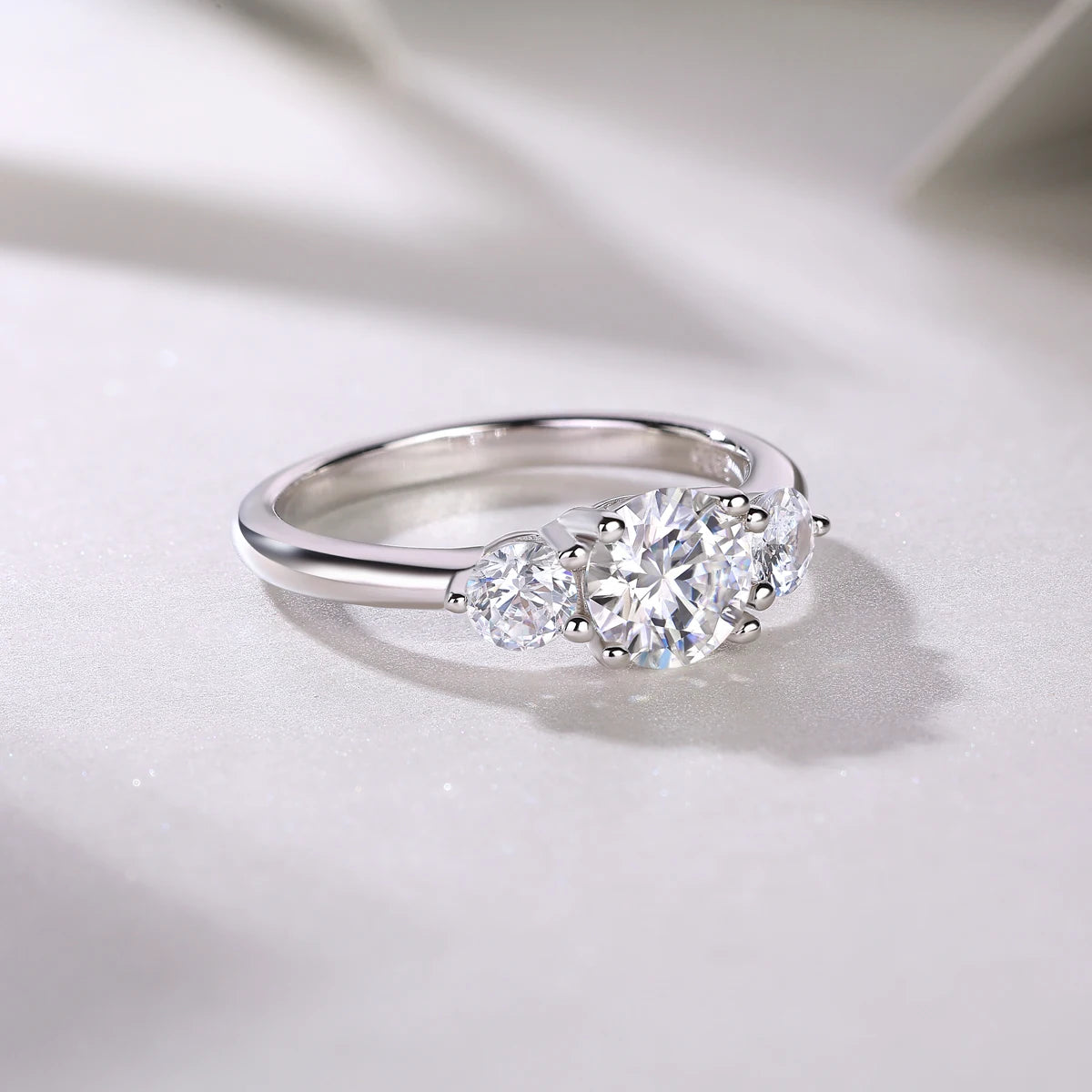 Best Selling Classics Design Moissanite Ring Silver Jewelry Women Gift Party Sterling Stone Wedding Technology party