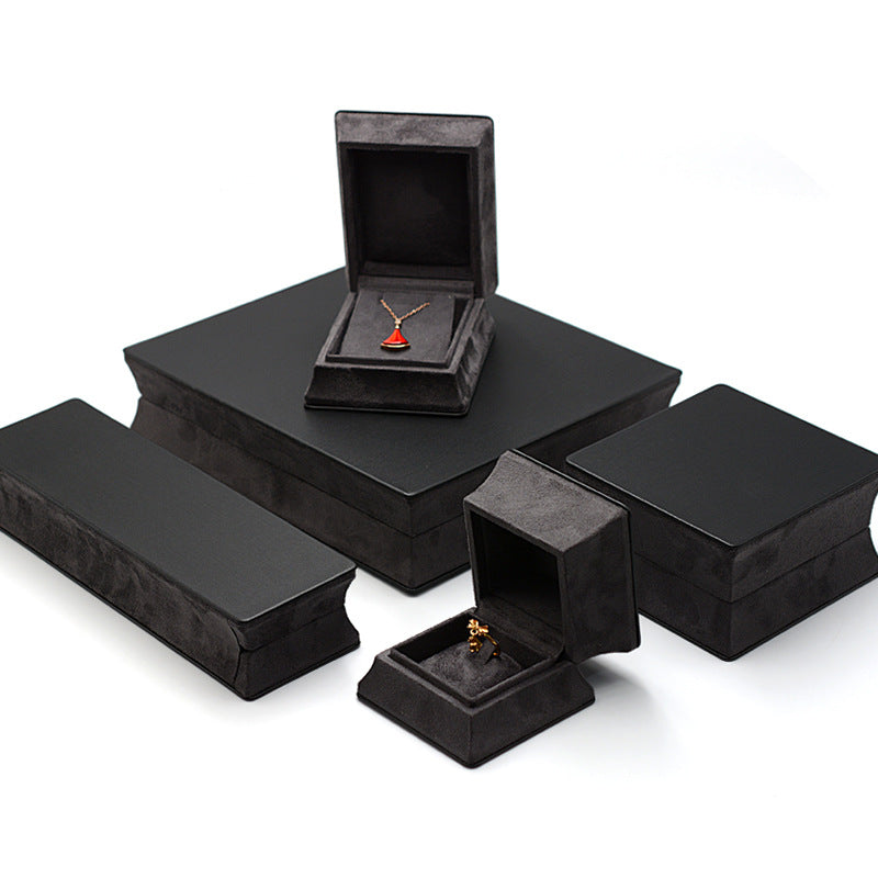 Waist jewelry packaging box PU leather ring box pendant earrings bracelet box jade ancient method packaging box