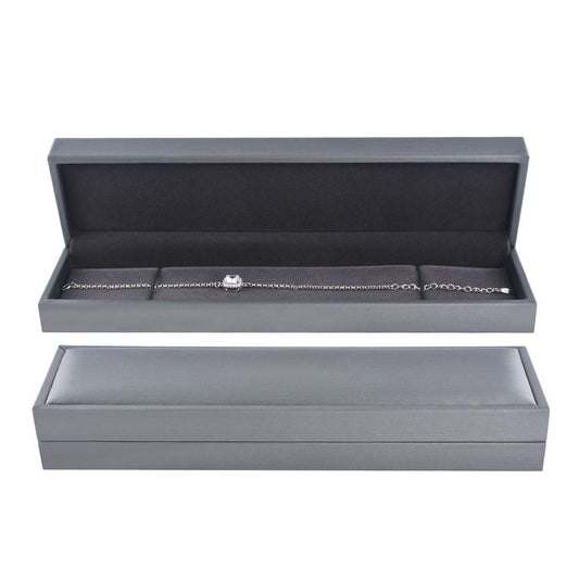 gray pu bracelet front
