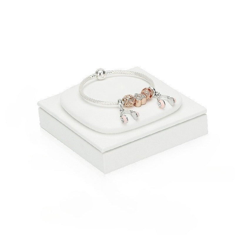Gray Painted Jewelry Display Tray Set