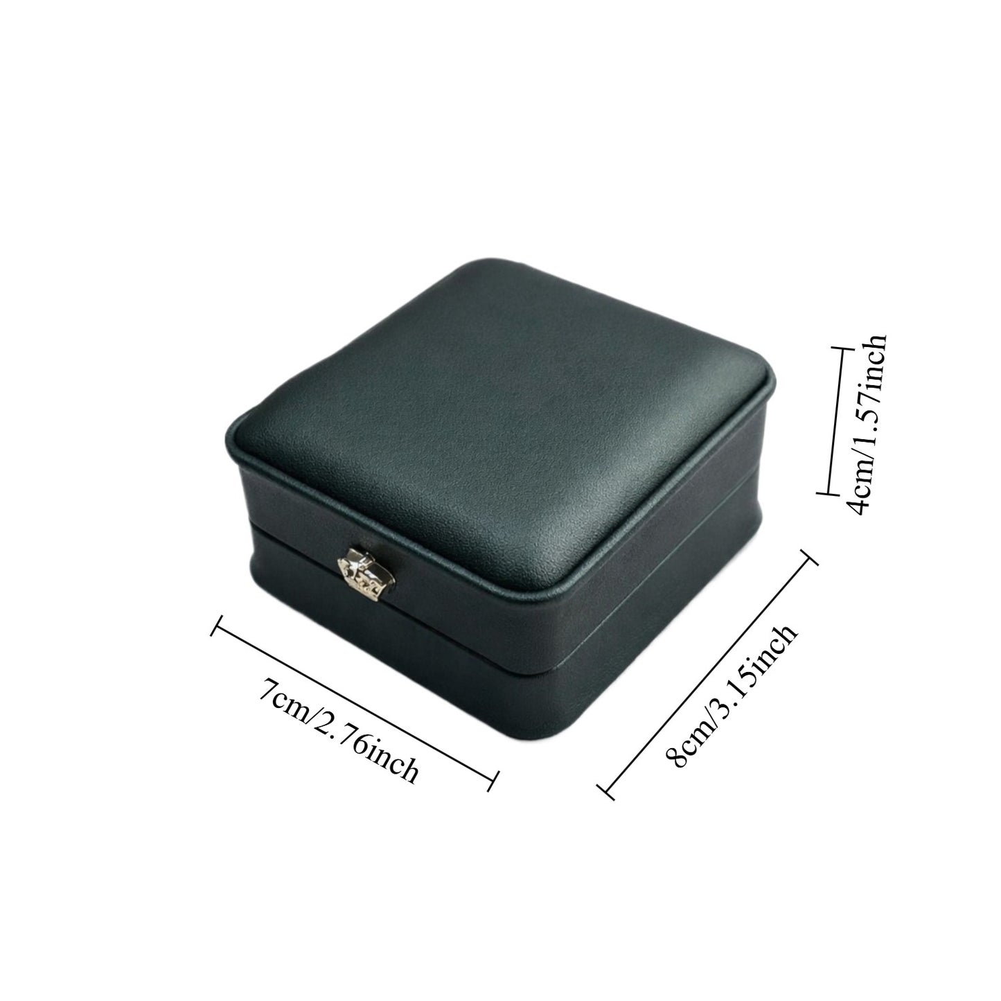 Jeweller Buy 12-piece dark green pendant packaging set with hinged cases and padded jewelry interiors.