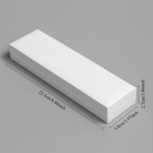 bracelet box - 24pcs White Bracelet Boxes L066-BR-R W open view
