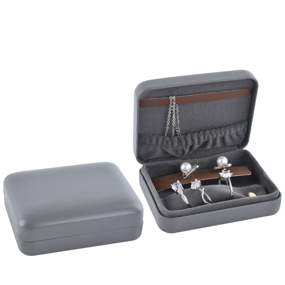 jewelry box - Gray Boxes P05-GR GR open view