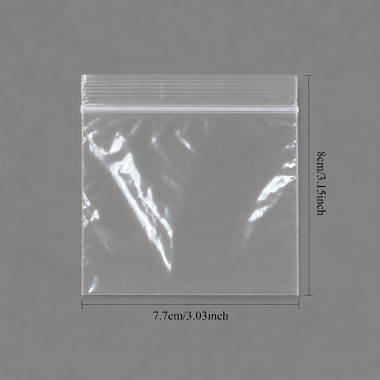 jewelry gift bags - 1000 Clear Bags PB02-33 open view