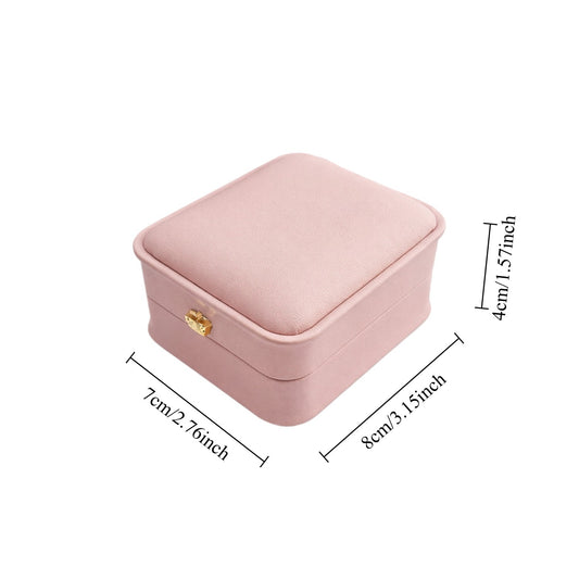 Jeweller Buy set of 12 soft pink pendant display cases with hinged lids and cushioned jewelry interiors.
