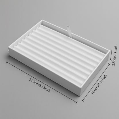 pendant display and bracelet display and watch display - Gray Bracelet Trays Pendant Watch T024BR8-W open view