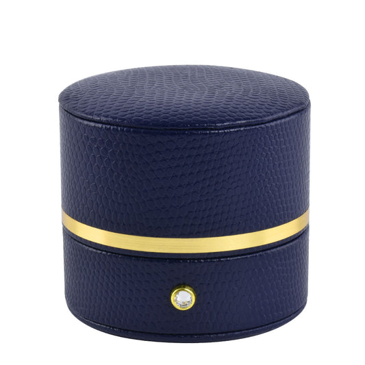 ring box - 6pcs Blue Ring Boxes L022R-B open view