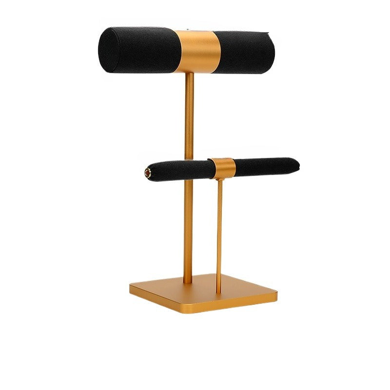 ring display and bracelet display - Microfiber Metal Stand Bracelet Ring Display C01229 product view 06