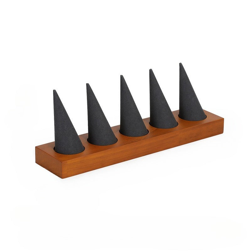 ring display - Wooden Ring Display Holder C02442 product view 09