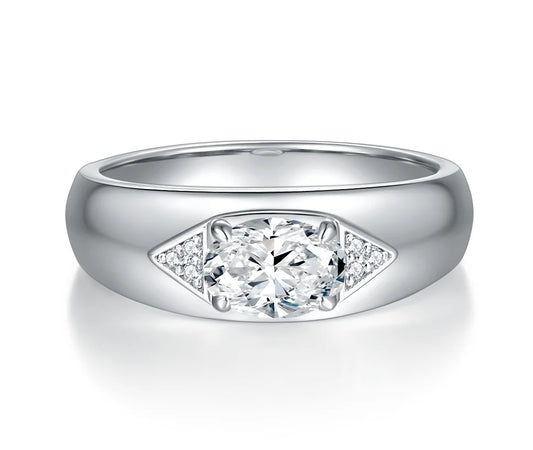 sterling silver jewelry - Ring SLM0064R-silver-6 open view