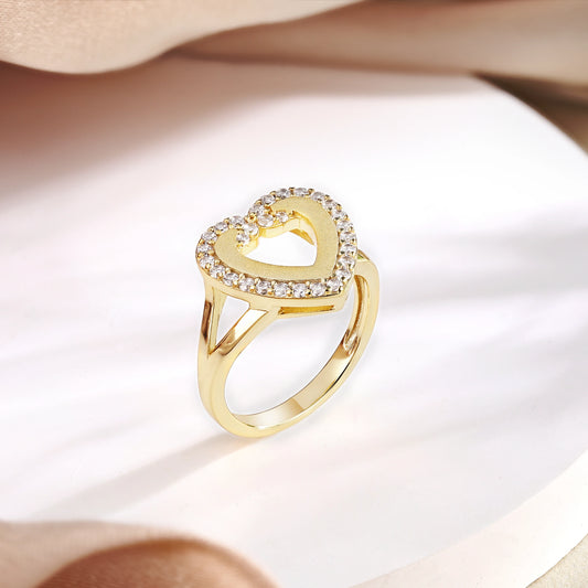 sterling silver jewelry - Silver Gold Rings SLZ0010R-catalogue-6 open view