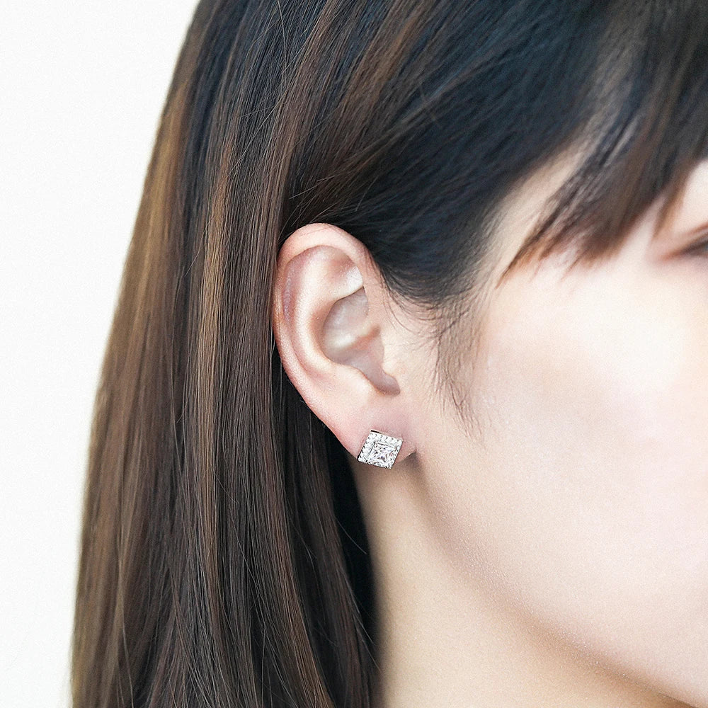 sterling silver jewelry - 925 Silver Earring SLM0008E-catalogue detail view