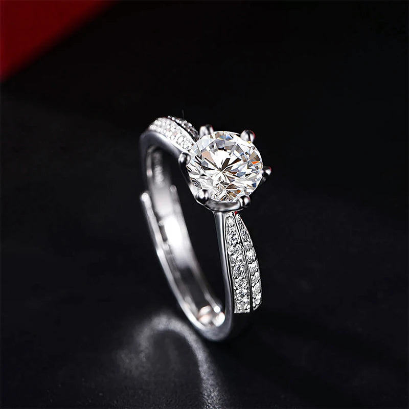 sterling silver jewelry - 925 Silver Rings Ring SLM0039R-1.0 CT-AJ product view 05