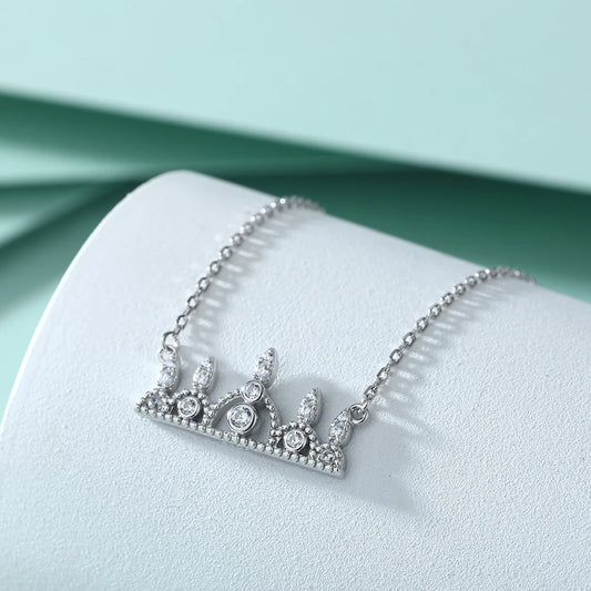 sterling silver jewelry - 925 Silver Pendant Necklaces SLZ0010N-Rhodiun open view