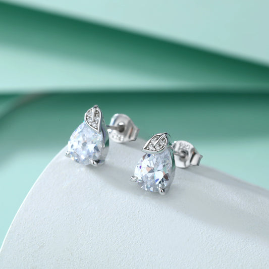 sterling silver jewelry - Silver Earring Earrings SLM0016E-catalogue open view