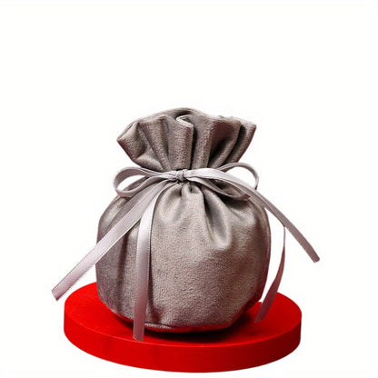 25PCS 9x12CM Fashion Vintage Velvet Stylish Jewelry Packaging Drawstring Gift Bag Wedding Festival Candy Chocolate Bag Party Jewelry Packaging Box