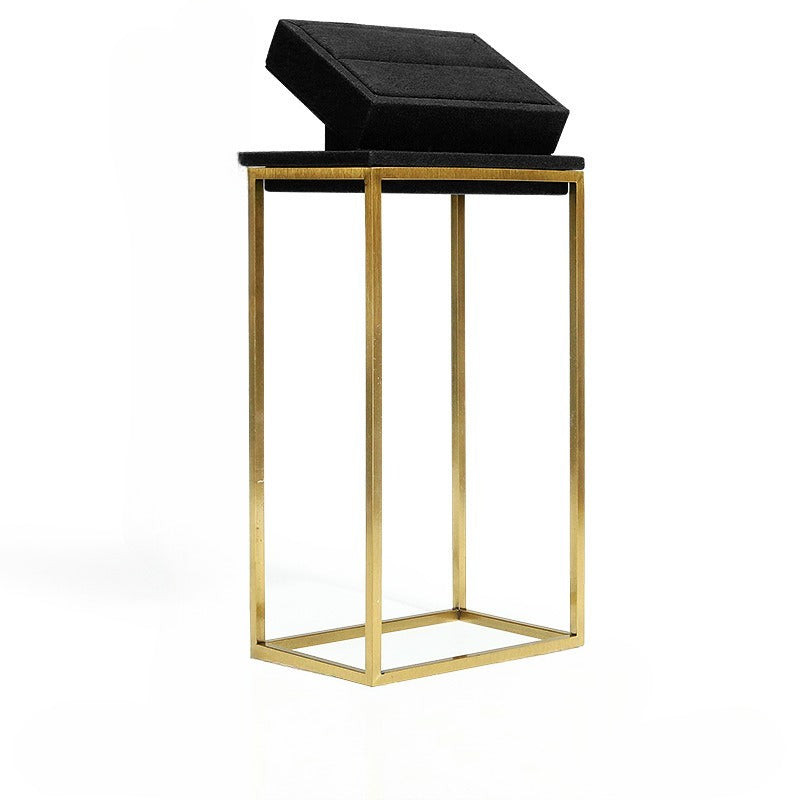 Black Microfiber Jewelry Display Stand for Earrings & Bracelets | High-End Retail Display