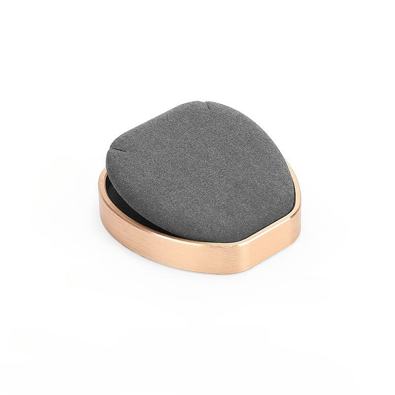 Gray Microfiber Jewelry Display Stand for Necklaces & Rings