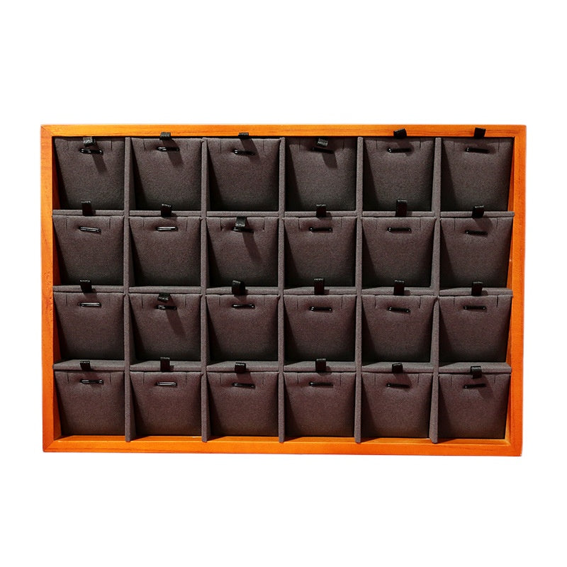 Solid Wood Jewelry Display Tray for Pendants & Organizer