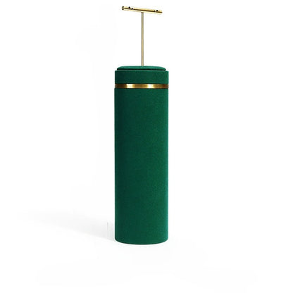 Green Microfiber Jewelry Display for Necklaces Rings Earrings