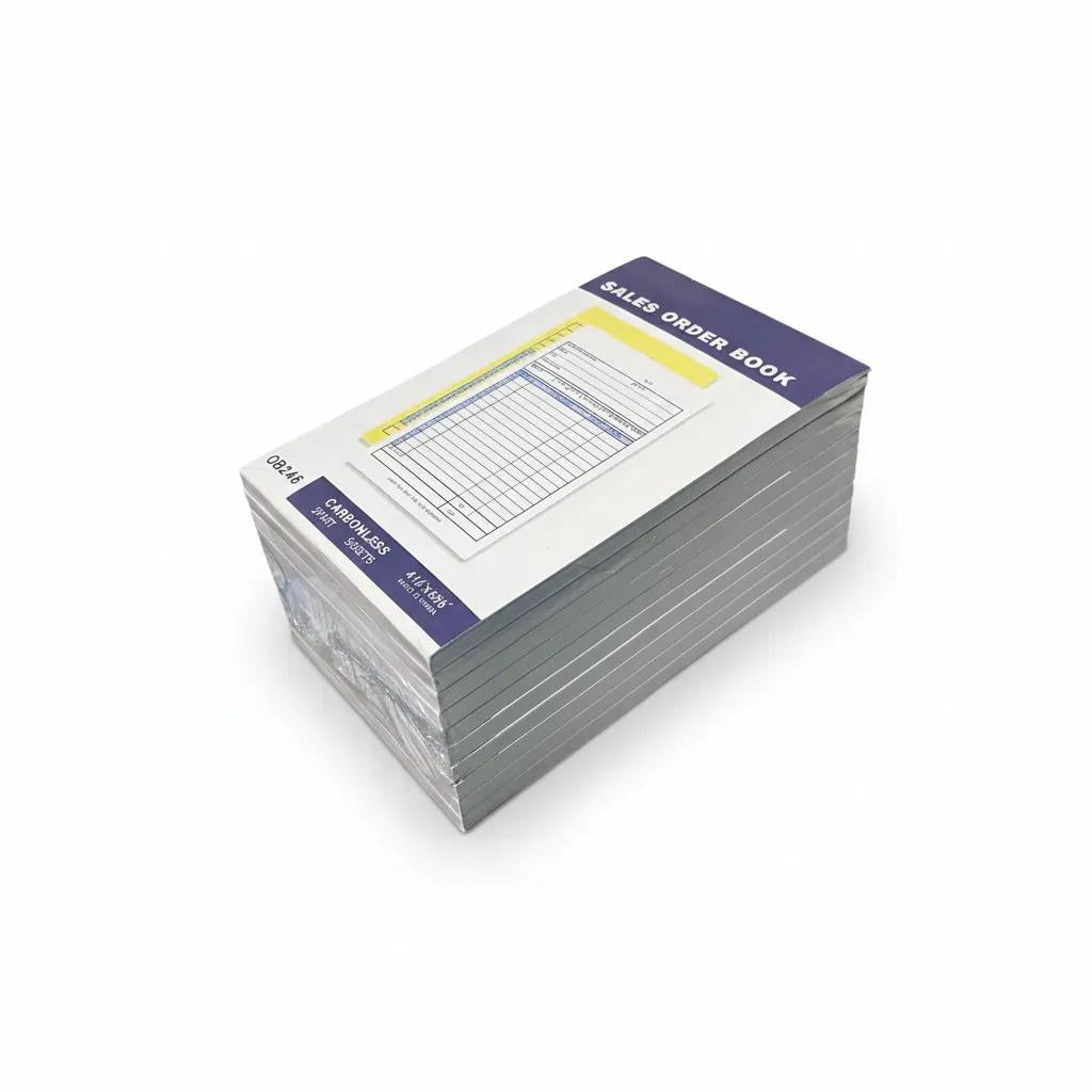 10PCS Carbonless Invoice Book  2Part 50Sets 4 1/8"*6 5/8"