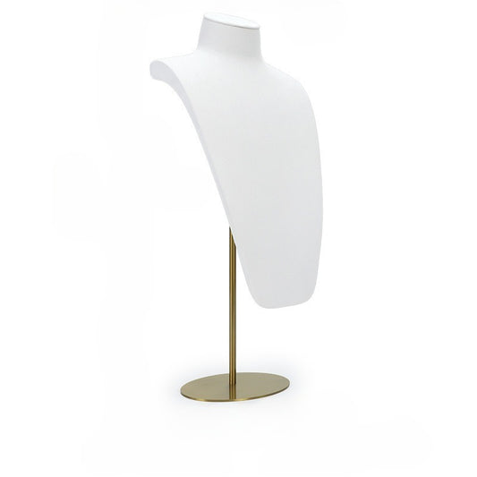 Luxury Velvet Leather & Lacquered Jewelry Display Stand for Earrings Necklaces