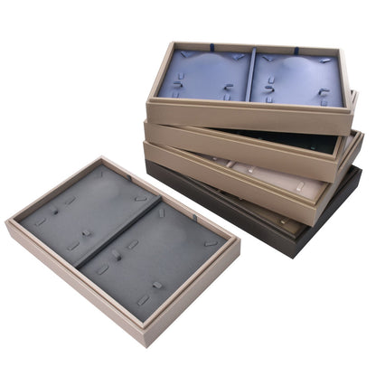 Bandeja de exhibición de reloj de pulsera gris