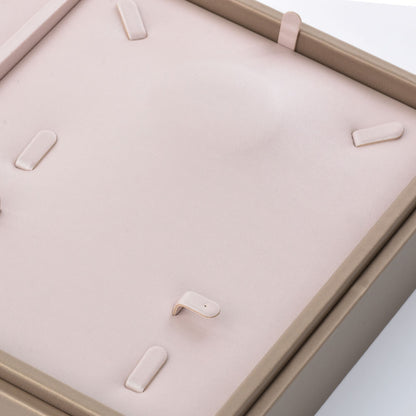 Bandeja de exhibición de reloj de pulsera gris