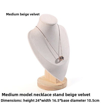 Jewelry display stand set display props ring necklace display stand neck jewelry model stall display set