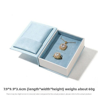 Retro Jewelry Book Shape Box