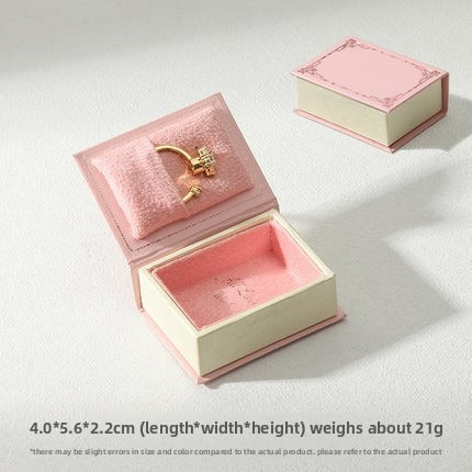 Retro Jewelry Book Shape Box