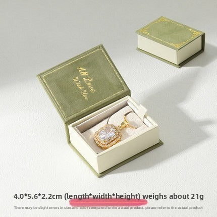 Retro Jewelry Book Shape Box