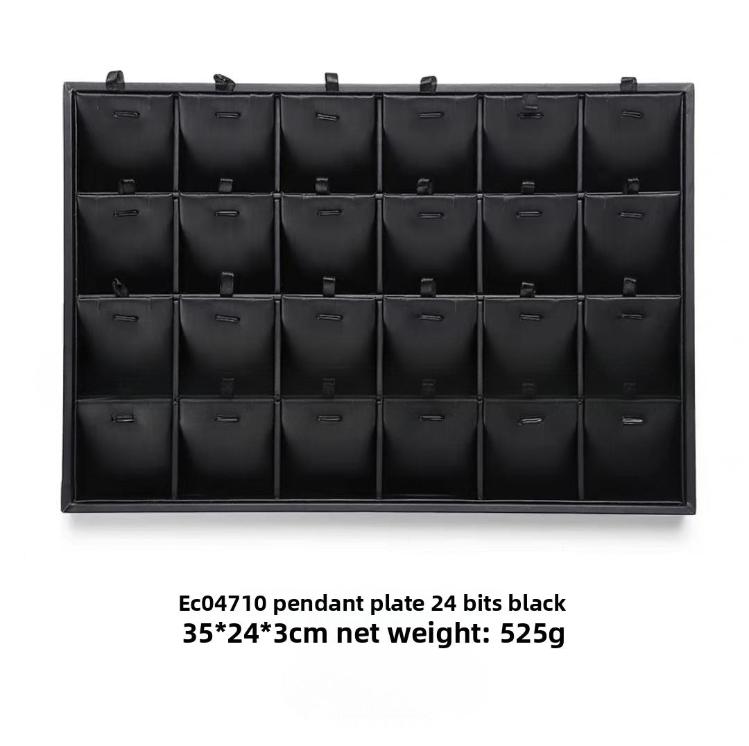 Brushed Leather Jewelry Tray