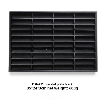 Brushed Leather Jewelry Tray