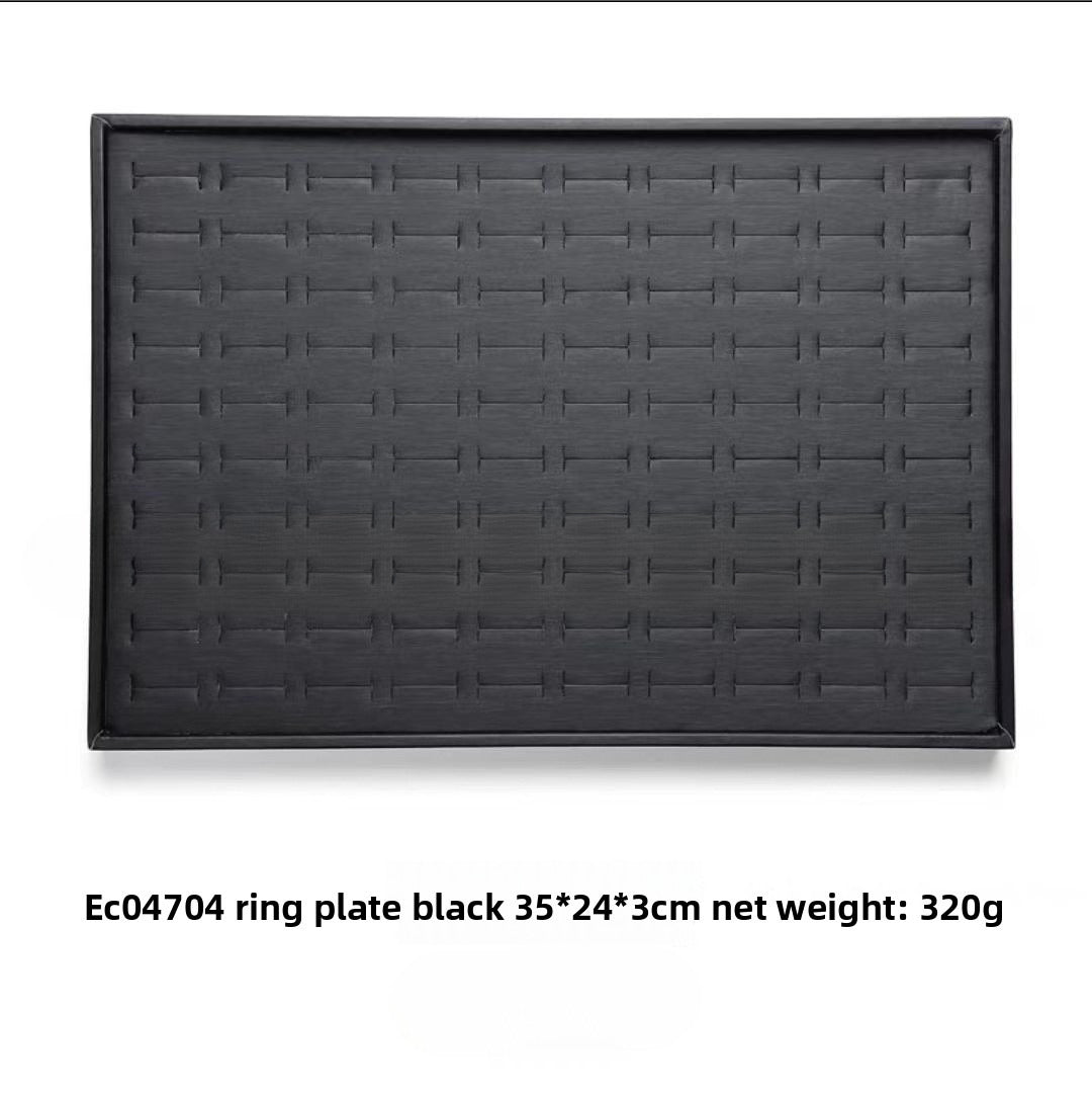 Brushed Leather Jewelry Tray